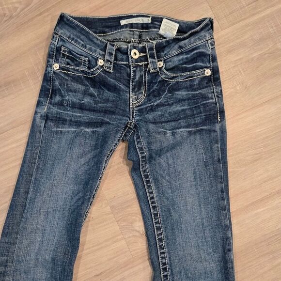 Stetson Womens 816 Classic Bootcut Blue Cotton Blend Jeans Sz 0 X Long - Picture 12 of 12